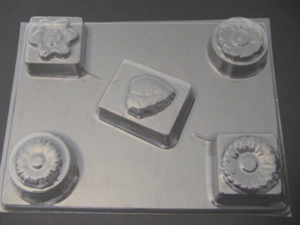 508 Flower Bar Chocolate Candy Mold